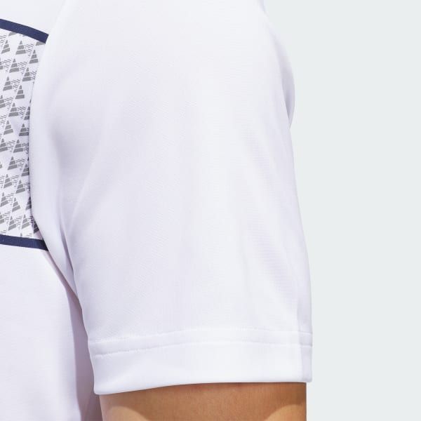  Áo Polo golf adidas Core hoạ tiết 3 sọc Nam - IU4344 