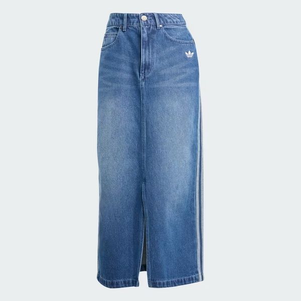  Chân váy adidas Denim Adicolor 3 sọc Nữ - JW2658 