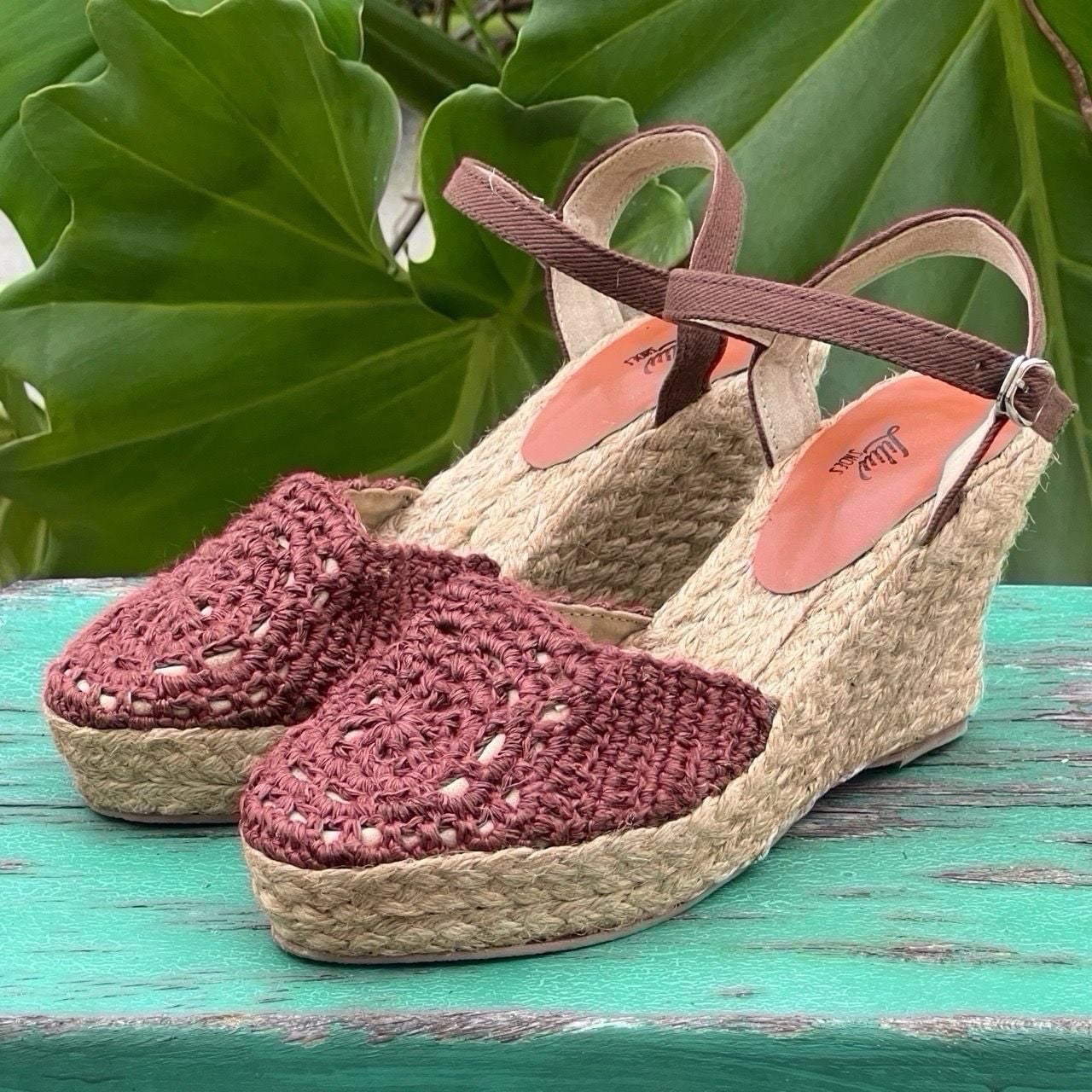 NGUYÊN SINH - Giày Cói Kín Mũi Phối Hemp Móc Tay Thủ Công