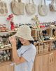 Nón Móc Thủ Công Sợi Hemp Tự Nhiên Vành 8cm - HEMP CAM LÂM 8