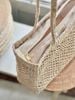 ĐỒNG VĂN - Túi Cói Abaca Hình Chữ Nhật Móc Họa Tiết