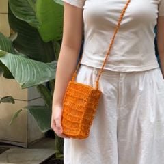 SÁP MÀU - Túi Cói Abaca Đựng Điện Thoại Nhiều Màu Sắc