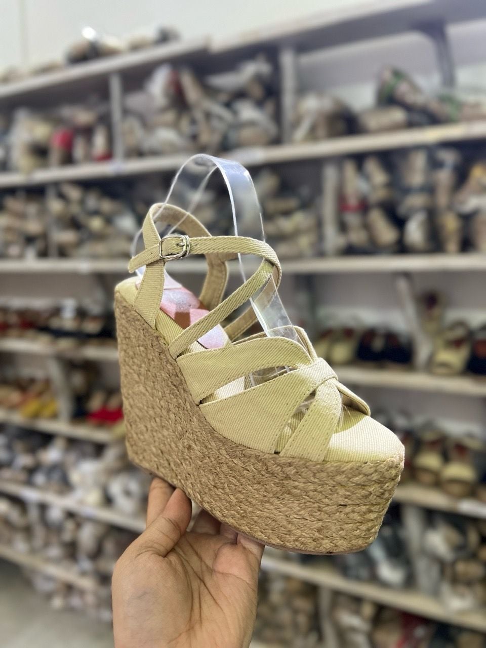 PHƯƠNG TRÂM 15 - Sandal Đế Xuồng Cói 15cm