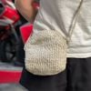 MINI - Túi Cói Abaca Nhỏ Có Khóa Kéo