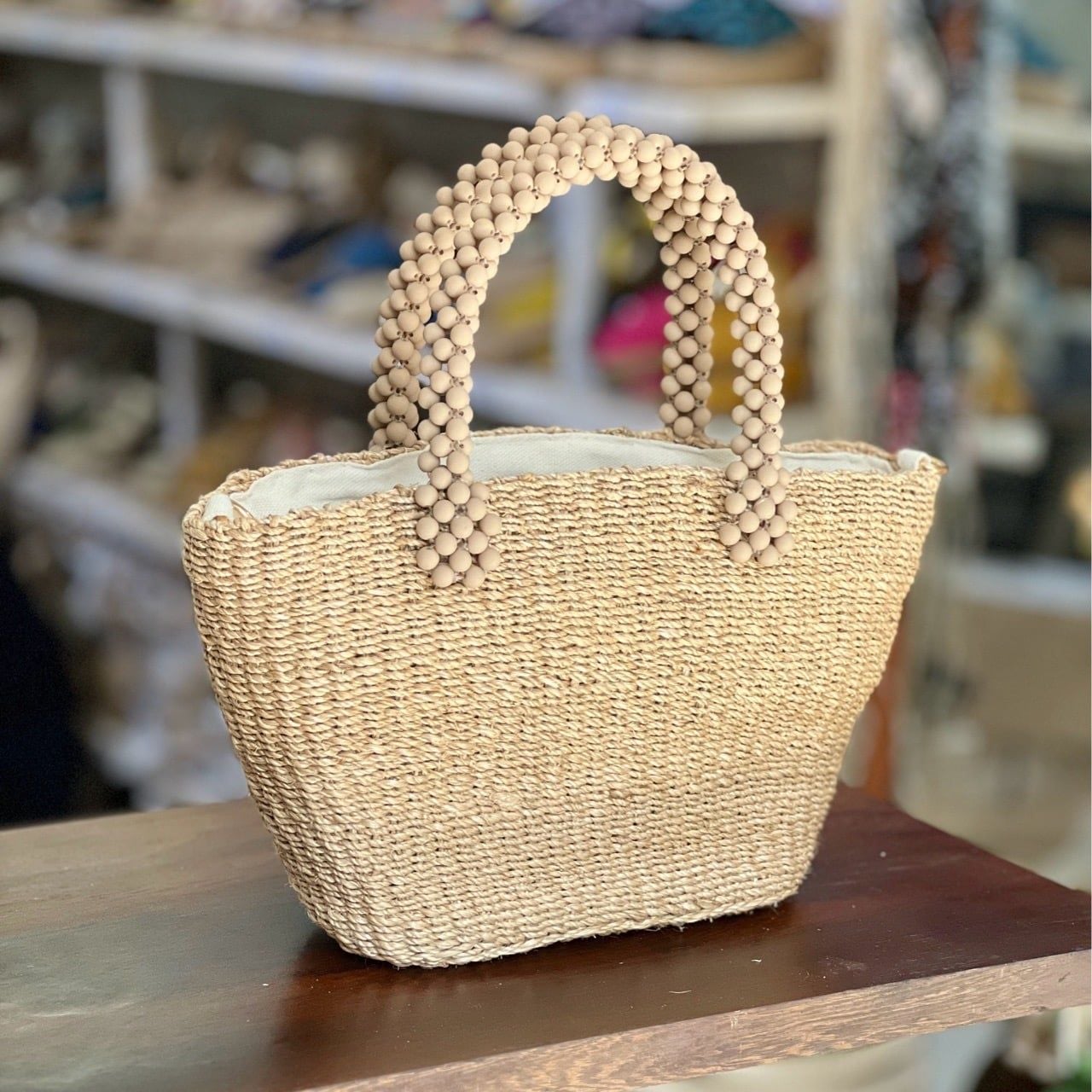 Túi Cói Abaca Xách Tay - VIVI