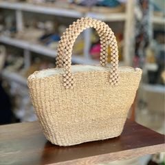 Túi Cói Abaca Xách Tay - VIVI