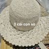 Nón Móc Thủ Công Sợi Cọ Raffia Tự Nhiên Vành 8cm - CAM LÂM 8