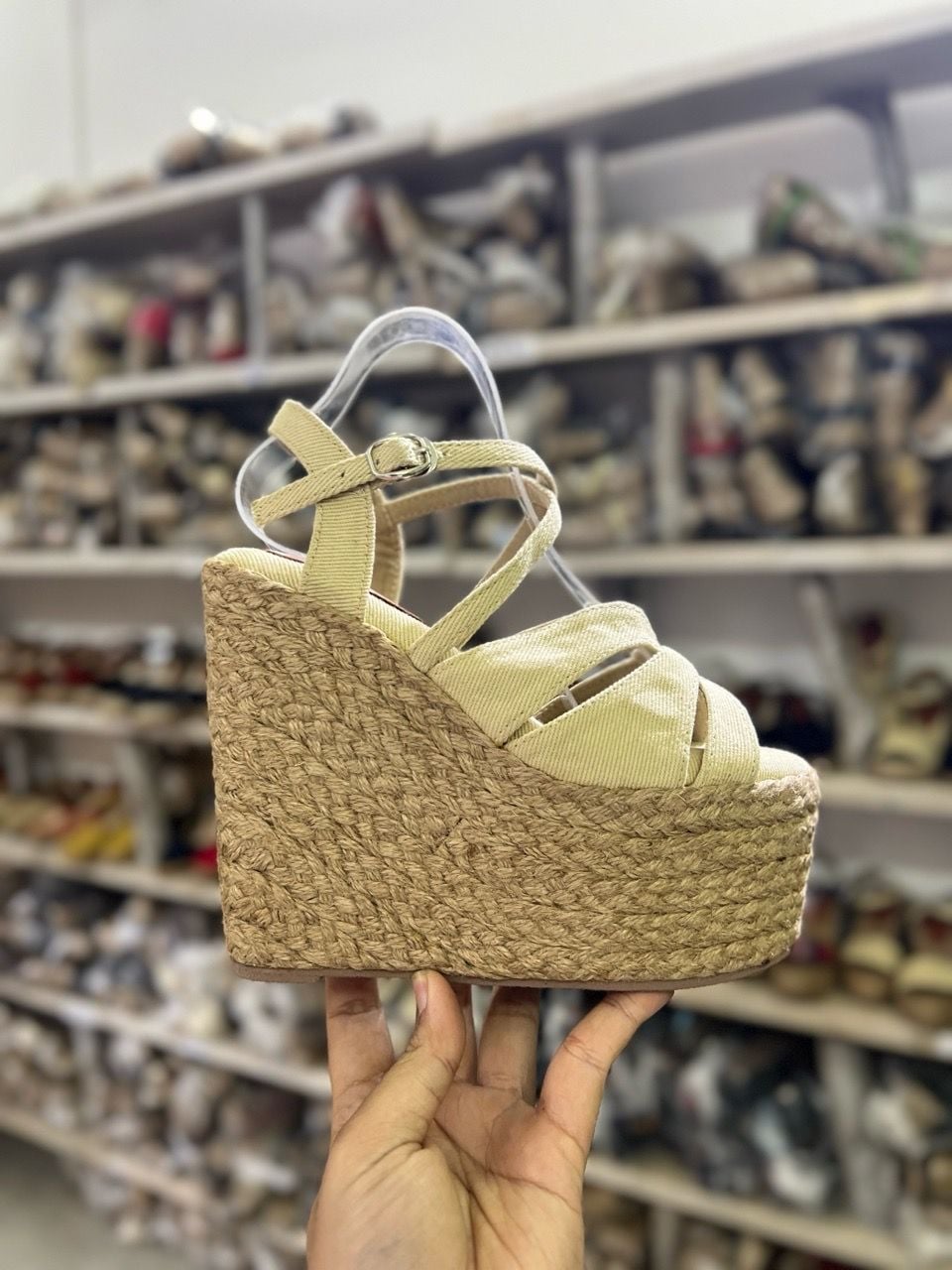PHƯƠNG TRÂM 15 - Sandal Đế Xuồng Cói 15cm