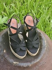 PHƯƠNG TRÂM - Sandal Đế Xuồng Cói 12cm