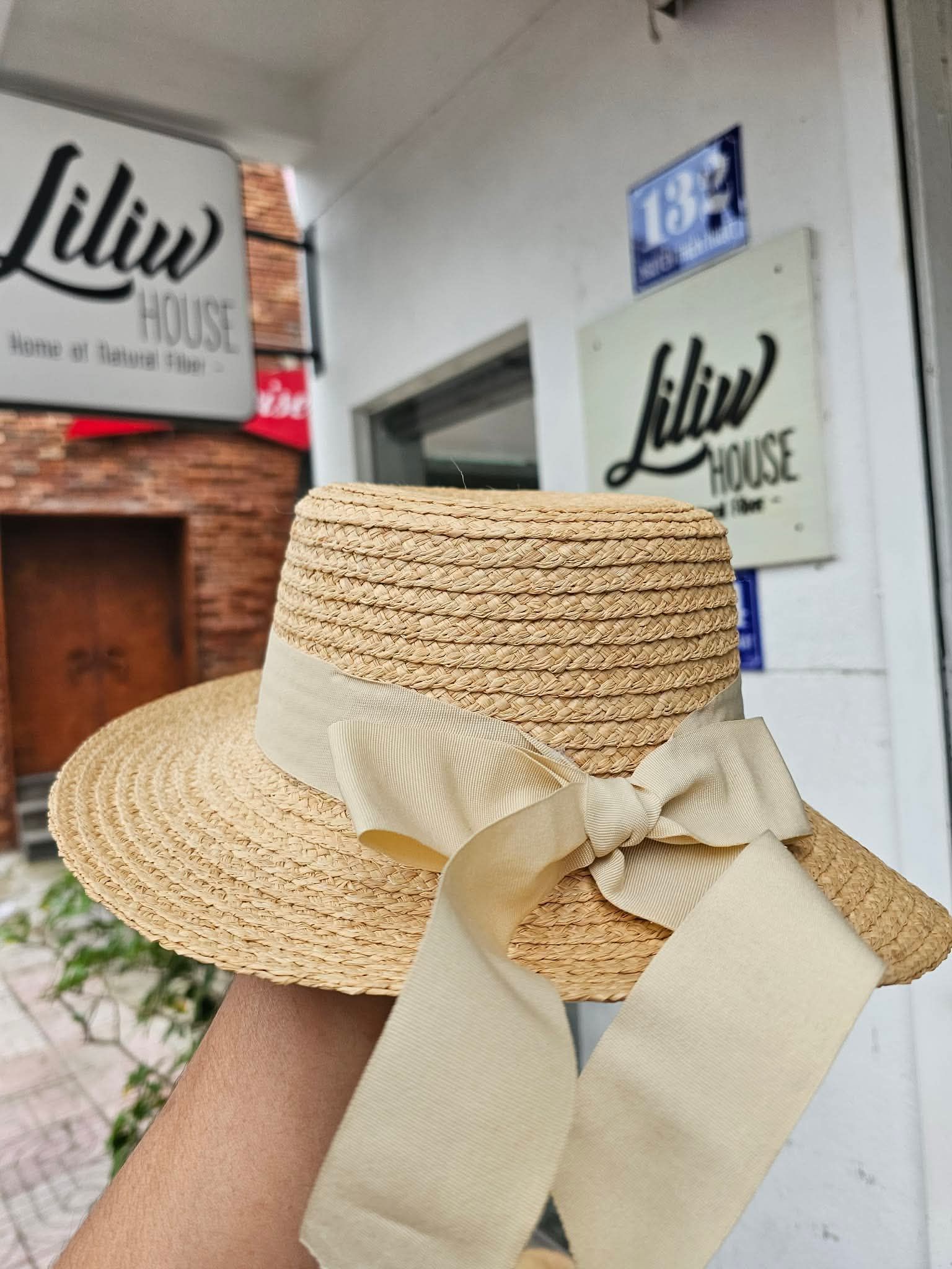 Nón Cói Raffia Vành Ngang 6cm - GAUCHOS