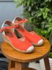 ĐẬU PHỘNG - Cao Gót Cói Kín Mũi Quai Gài 6-7cm