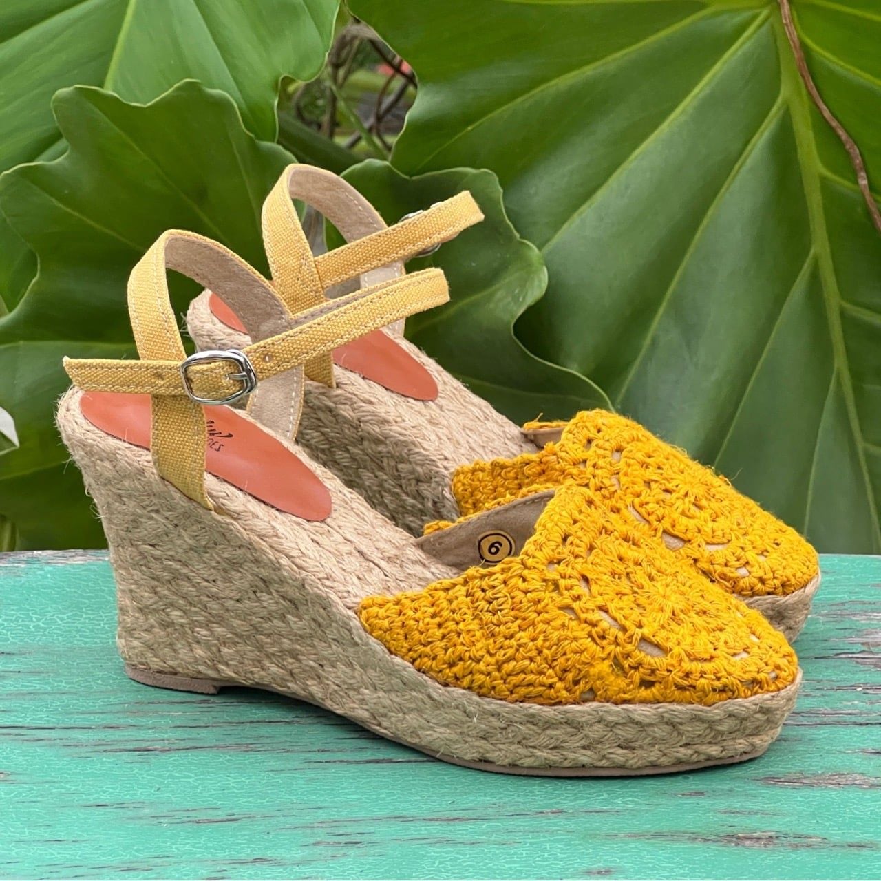 NGUYÊN SINH - Giày Cói Kín Mũi Phối Hemp Móc Tay Thủ Công