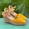 NGUYÊN SINH - Giày Cói Kín Mũi Phối Hemp Móc Tay Thủ Công