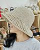 Nón Móc Thủ Công Sợi Hemp Tự Nhiên Vành 8cm - HEMP CAM LÂM 8