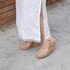LACE - Cao Gót Kín Mũi Vải Dệt Trong Suốt Gót Mảnh 8cm