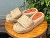 QUỲNH NHI - Dép Thuần Cói Quai Ngang Đế Bằng 5cm