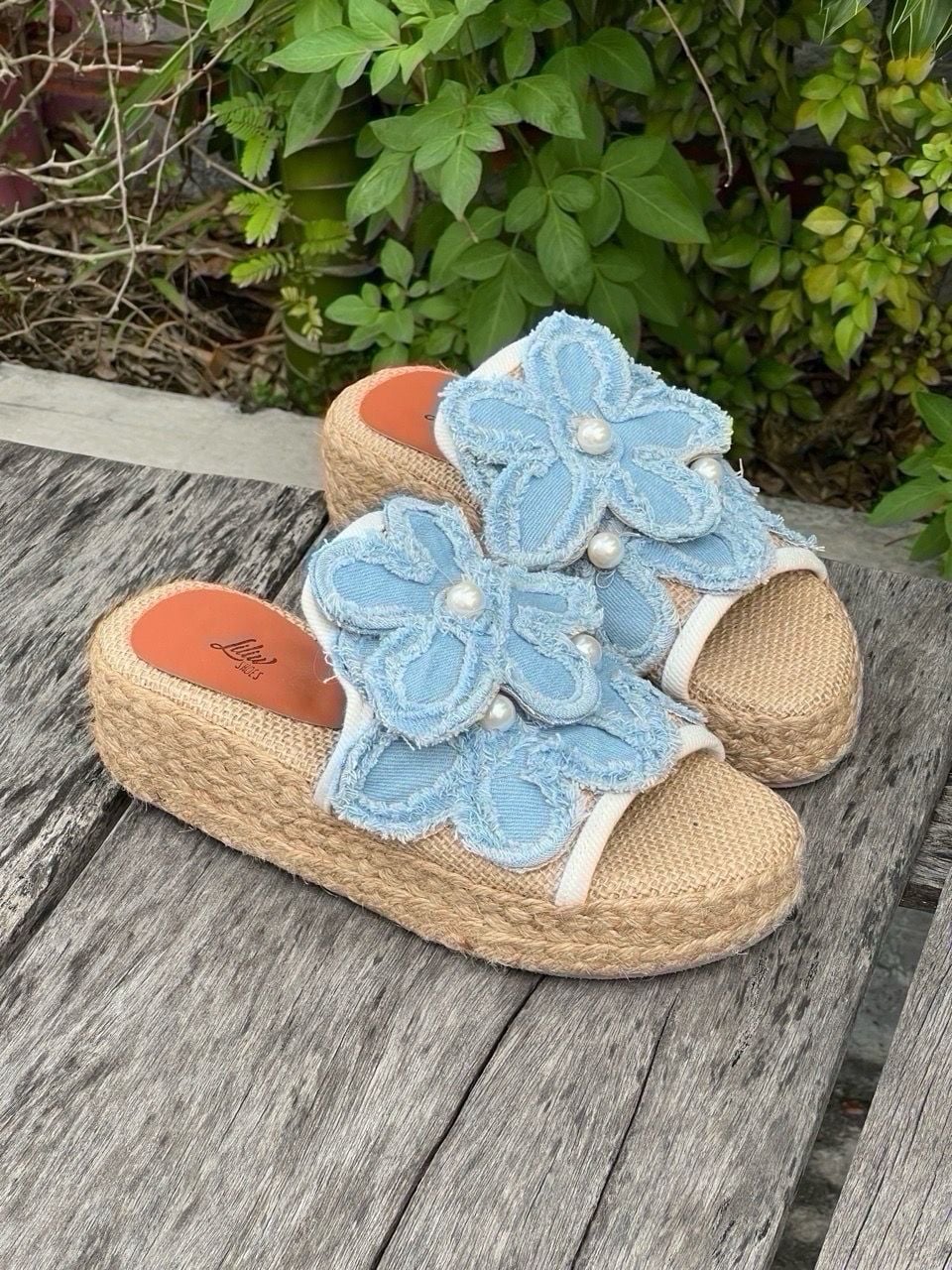 BÔNG MÂY 2.0 - Dép Sục Cói Hở Mũi Đế Bằng 5cm