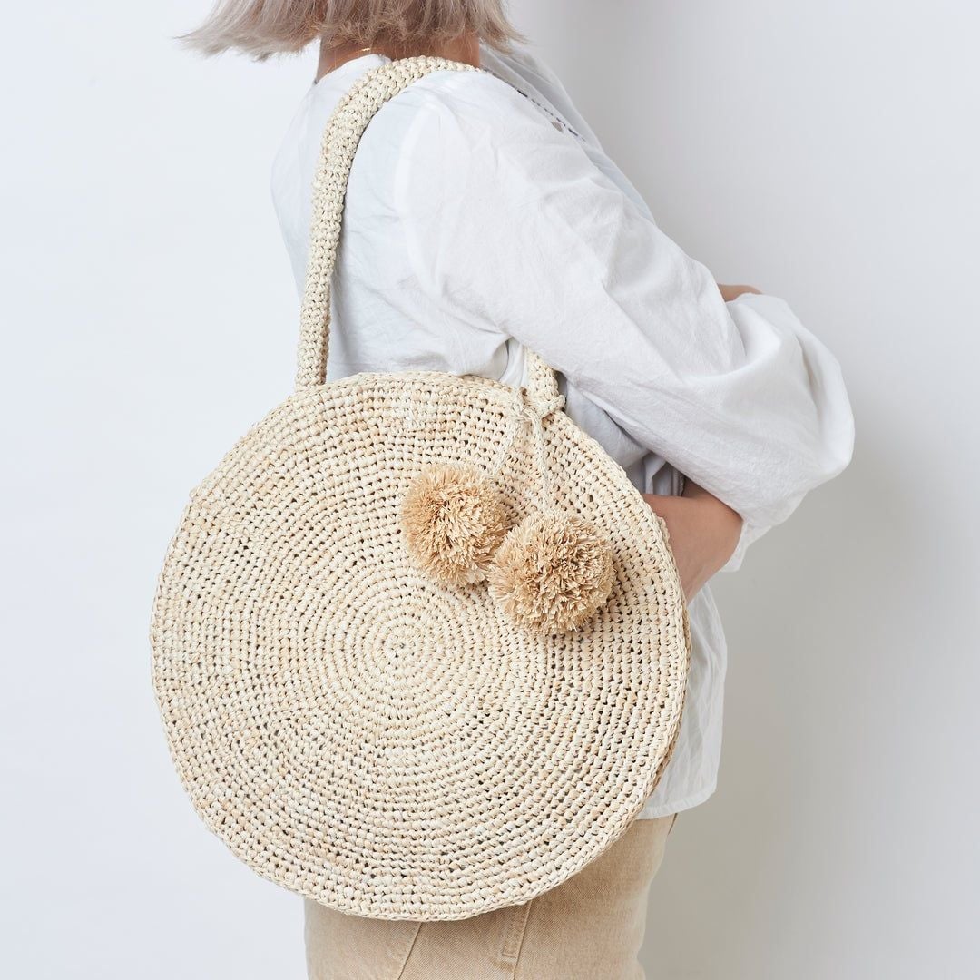 Túi Cói Sợi Cọ Raffia Cao Cấp - RONDO