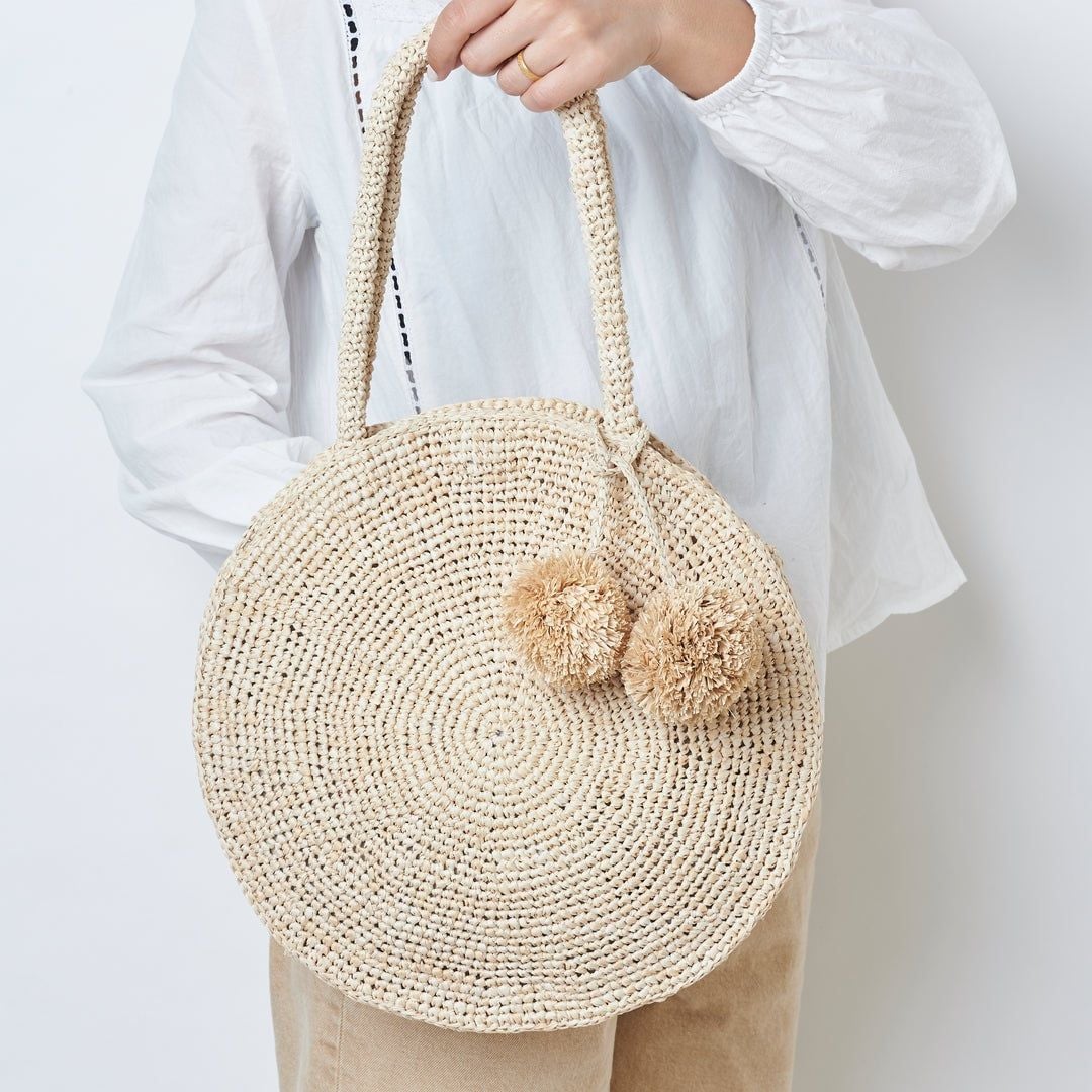 Túi Cói Sợi Cọ Raffia Cao Cấp - RONDO