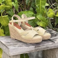 THIÊN NGA 10 - Sandal Đế Xuồng Cói 10cm