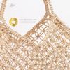 Túi Tote Cói Abaca Đan Lưới  - ĐỒNG TIỀN