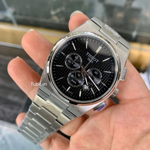 Đồng hồ Tissot PRX 6 kim CHRONOGRAPH New Model