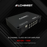 Bộ xử lý DSP 12 kênh cao cấp Alchimist AD12H-1500 với chip AD12Pro, Bluetooth 5.3, tuning âm thanh đỉnh cao cho Loa xe hơi