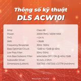 Loa Sub Điện Ô Tô Gầm Ghế DLS ACW10i Thụy Điển bao gồm công lắp đặt | Loa Sub Hay Nhất 2023 | Bảo Hành 12 tháng
