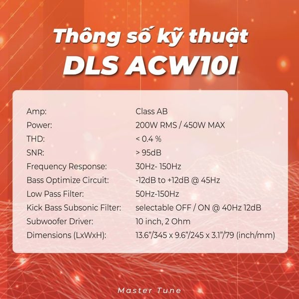 Sub điện DLS ACW10i