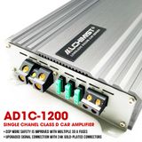 Bộ Khuếch Đại DSP Alchimist AD1C-1200 Mono 1 Kênh Class D - 1200W Công Suất Định Mức Cho Âm Thanh Ô Tô Tuyệt Vời