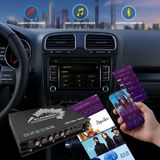 DSP Kèm Mic Hát Karaoke Trên Xe Ô Tô, Cắm Giắc nguyên bản Không Cần Đấu Nối Trên Màn Hình chính cho Loa ô tô