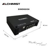 Bộ xử lý DSP 12 kênh cao cấp Alchimist AD12H-1500 với chip AD12Pro, Bluetooth 5.3, tuning âm thanh đỉnh cao cho Loa xe hơi