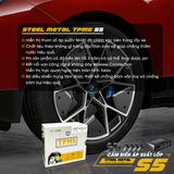 Cảm biến áp suất lốp TPMS cảnh báo Tiếng Việt 2023 van TRONG màn hình LED đa sắc bản quốc tế pin NL mặt trời BH 12 tháng