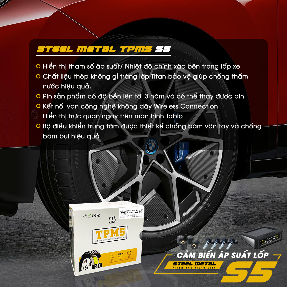 steel metal tpms