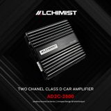 DSP Bộ Khuếch Đại Âm Thanh Ô Tô Kỹ Thuật Số Alchimist AD2C-2800 DSP 2 kênh lắp đặt sub gầm đôi hoặc loa cánh cho Loa ô tô