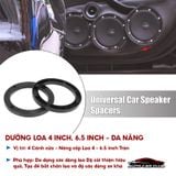 Dưỡng loa cánh ô tô đa năng cho các dòng xe Hyundai vòng đệm đế dưỡng loa size 6.5inch ~ 160mm Phụ kiện loa