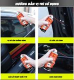 ⚡️FLASH SALE⚡️ xịt chống Kẹt kính lão hoá cao su bảo dưỡng làm mới bôi trơn gioăng kính, bôi trơn cửa nóc ô tô chuyên dụ