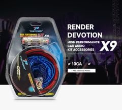 Bộ Dây Nguồn dây tín hiệu AV, cầu chì Lắp Sub Điện, Bộ kit Sub Trầm, Âmly Ô Tô- Phụ Kiện Âm Thanh Ô Tô KUERTH