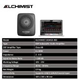Loa Sub Ô tô Liền DSP Khuếch Đại Âm Thanh Alchimist ASW6D-900 Âm Bass Mạnh Mẽ Chính Hãng BH 12 Tháng