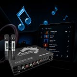 DSP Kèm Mic Hát Karaoke Trên Xe Ô Tô, Cắm Giắc nguyên bản Không Cần Đấu Nối Trên Màn Hình chính cho Loa ô tô