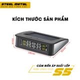 Cảm biến Áp suất Lốp TPMS Ô Tô Phiên Bản TIẾNG VIỆT Màn Hình LCD Màu dùng Năng Lượng Mặt Trời (Loại gắn van ngoài )