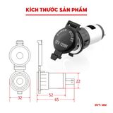Tẩu châm mồi thuoc trên ô tô, xe tải 12v Đầu Cắm Tẩu, Đầu mồi dùng cho tẩu sạc