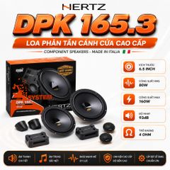 Loa ô tô HERTZ DPK 165.3 (6.5 inch) loa phân tần cánh cửa chuẩn ITALIA cao cấp - Component Speakers