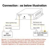 Bộ Đổi Nguồn 24V - 12V Dành Cho Xe Tải - Công Suất 240W 20A Lắp Loa Sub Ô Tô,Màn Hình Android