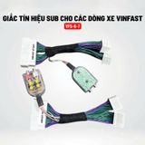 GIẮC LOA VF3, VF5,VF6,7 LIMO GREEN,DÂY TÍN HIỆU LOA SAU CẮM JACK ZIN 100% (CÓ SẲN LINE OUT GẮN SUB)
