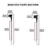 Giắc Chia Cầu Chì Ô Tô, Xe Máy Fuse Tap Chân Lùn Low-Profile Mini – Trích Điện Thiết Bị Ngoại Vi  lấy điện ACC
