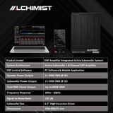 Loa Sub GẦM GHẾ Ô tô TÍCH HỢP DSP Khuếch Đại Âm Thanh ALCHIMIST ASD-660 Âm Bass Mạnh Mẽ BH 12 Tháng