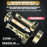 Đèn pha VinFast Vf3, Vf6 H7 3 Màu chỉnh qua App Mobile dành cho Đèn Pha Cos Cho Ô Tô phá Sương Mù