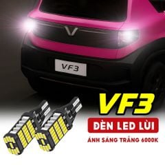 VPRO CẶP BÓNG ĐÈN VF3 Bóng đèn lùi LED T15 / W16W - Trắng 6000K