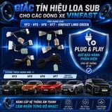 Dây giắc tín hiệu Sub cho VF3, VF5-6-7, Limo Green VinFast - lắp đặt nguyên bản Plug&Play